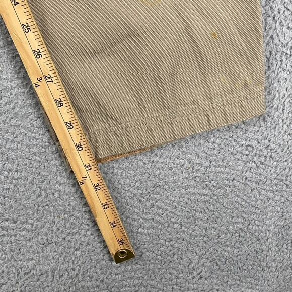 Duluth Trading Co Cargo Heavy Pants Men's 37x32 Tan Utility Workwear Rugged - Picture 7 of 10